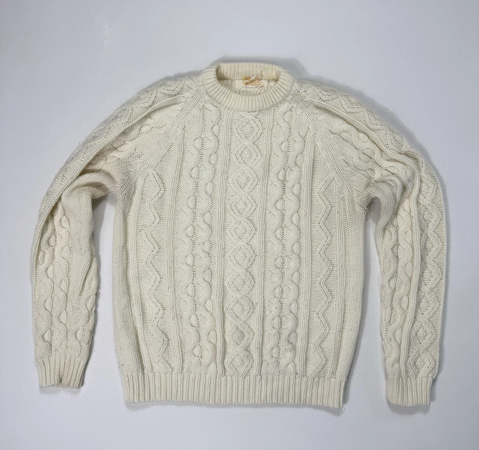 Sears Kings Road VTG Fisherman Sweater Men’s 38” Chest Outdoor Grandpa Classic - Image 1 of 4