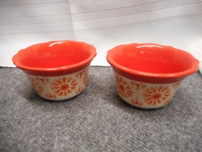 Juego de 2 cuencos de postre The Pioneer Woman Ramekin `NUEVO` Foto 1 de 4