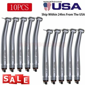10X NSK Style SANDENT Dental High Speed Handstück Druckknopf 4 Löcher USPS - Bild 1 von 11
