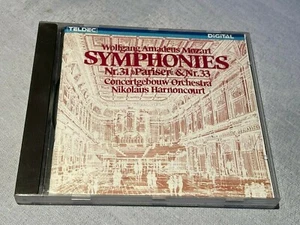 Mozart - Symphonies 31 Pariser & 33 - CD Album - 1982 TELDEC - Made in Germany - Picture 1 of 3