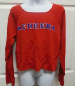 BODYWRAPPERS CHEER PULLOVER OBERTEIL ROT SILBER MARINE Pulli Damen Größen - Bild 1 von 7
