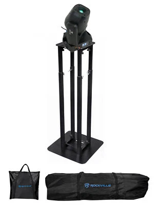Rockville ROCK SPOT 260W DJ Moving Head Spot/Gobo/Prism Light+Black Totem Stand - Image 1 of 4