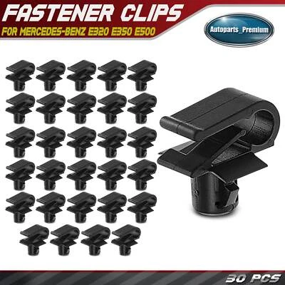 30 нейлоновых фиксаторов молдингов решетки 7 мм для Mercedes-Benz E320 E350 E500 - Изображение 1 из 4