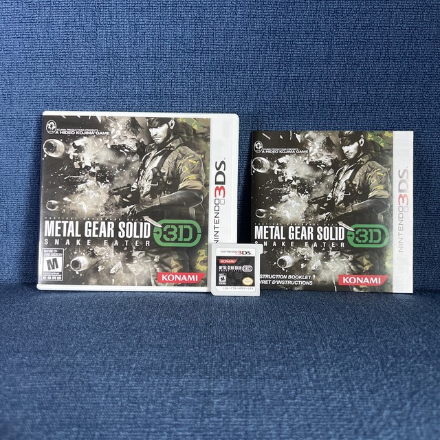 Jogo Metal Gear Solid Snake Eater Original - 3DS - Sebo dos Games - 10 anos!