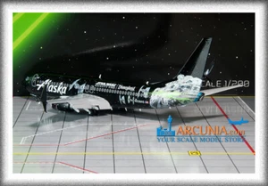 JC Wings 1:200 Alaska Airlines Boeing 737-800wl "Star Wars - N538AS" Flaps Down - Imagen 1 de 6
