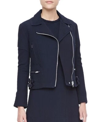 Chaqueta de Motociclista Victoria Beckham Joan Denim Oscuro Talla US 8 Chaqueta de Moto Foto 1 de 4
