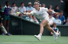 Pat Cash of Australia in action at Wimbledon, circa June 1988. Ca - Old Photo