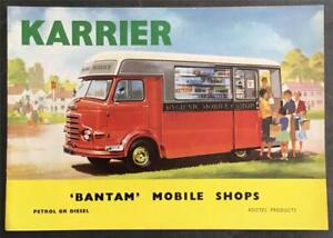 KARRIER BANTAM MOBILE SHOPS Commercial Vehicles Sales Brochure Sept 1960 #1466