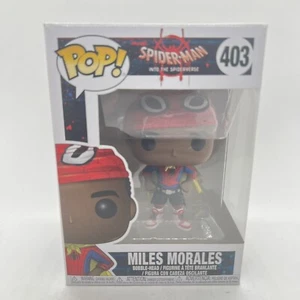 Funko Pop! Capa Marvel Spider-Man Spiderverse Miles Morales #403 con protector - Imagen 1 de 8