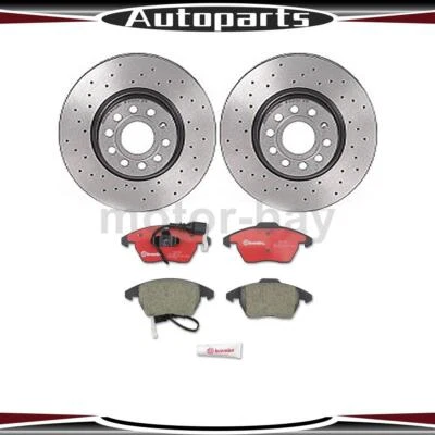 Передние тормозные колодки и роторы для Volkswagen Passat 2,0 л 2010 2009 2008 2007 2006 - Изображение 1 из 4