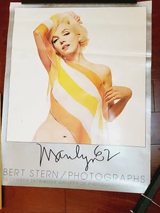 Marilyn 62 Bert Stern Foto Boris Galerie der Fotografie 30" × 24" Poster - Bild 1 von 8