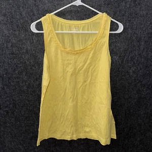 Ll Bean Used Women’s Tank Top Size Women’s Large Yellow - Bild 1 von 5