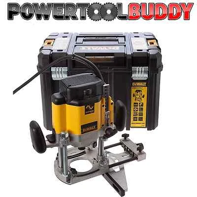 DEWALT DW625EKT 1/2" Electronic Variable Speed 80mm Plunge Router & Case,110volt - Image 1 of 3