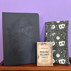 Illumicrate Darker Academia Task Journal, Reading Prompt cards, & Glasses Case - Picture 1 of 5