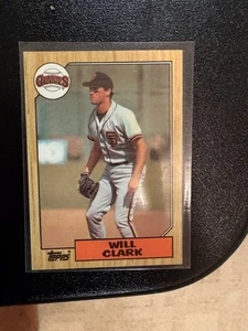 1987 TOPPS MLB BASEBALL CARD SAN FRANCISCO GIANTS WILL CLARK #420 - Picture 1 of 1