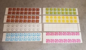 RUANDA-MUSHROME PILZE-VAL 20 C PROGRESSIVE PROOFS IN 16ER-BLÖCKEN IMPERFORED POSTFRISCH - Bild 1 von 2