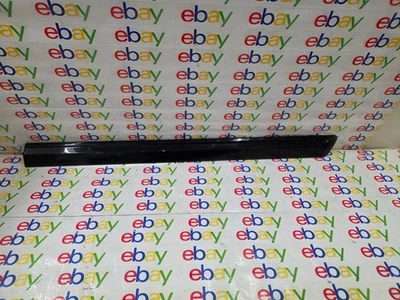 09-15 HONDA PILOT FRONT RIGHT DOOR MOLDING TRIM OEM BLACK NH731P SCRATCHES - Image 1 of 4