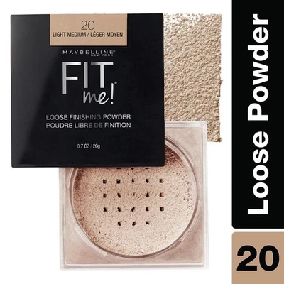 Maybelline Fit Me Loose Finishing Powder | Controls Shine | 20 Light Medium, 20g - Image 1 of 4