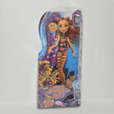 Muñeca Monster High Toralei Stripe Great Scarrier Reef 2015 Sirena Brilla en la Oscuridad Foto 1 de 4