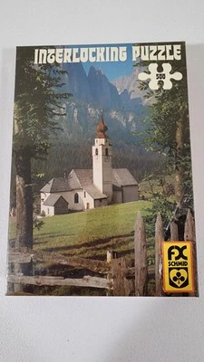 VTG F.X. Schmid  "Bergkirche In Colfuschg" 500 Piece Jigsaw Puzzle German - Image 1 of 2