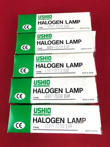 NUOVISSIMA LAMPADINA LAMPADA ALOGENA USHIO EHF 750 WATT/120 IN SCATOLA ORIGINALE - Foto 1 di 1