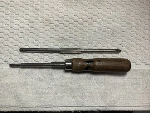 VTG MERCEDES BENZ FELO DBGM WOOD HANDLE SCREWDRIVER SET W. GERMANY - Foto 1 di 12