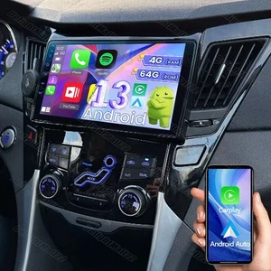 Android13 4+64GB Carplay Car Stereo Radio For Hyundai Sonata 2011-2015 GPS Navi - Picture 1 of 19