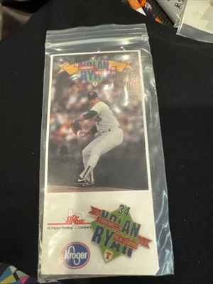 Nolan Ryan 1993 Collectors Pin From Krogers  - Image 1 of 2