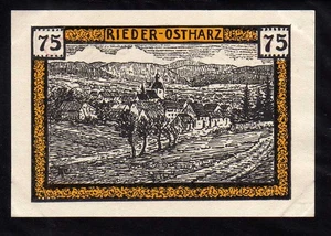 RIEDER - GERMANY NOTGELD - 75 PFENNIG - Picture 1 of 2