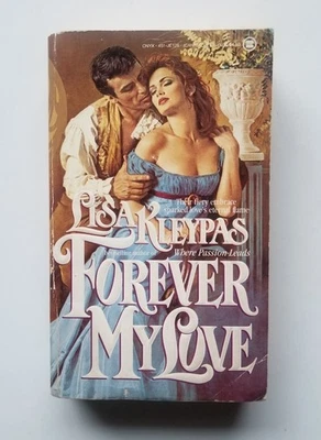Forever My Love, 1-й выпуск в мягкой обложке 1988, Лиза Клейпас, романтическая книга TPB - Изображение 1 из 4
