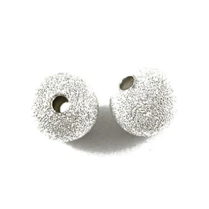 Silver Brass Beads Round Spacer 6mm Stardust Pack Of 100+ - Picture 1 of 1