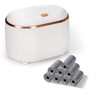 Mini Trash Can for Desk with 200 Trash Bags, Luxury Countertop Small Trash Ca... - Picture 1 of 7