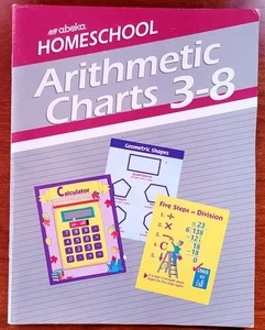Abeka Homeschool Arithmetic Charts 3-8 ~ Free Shipping! - Picture 1 of 3