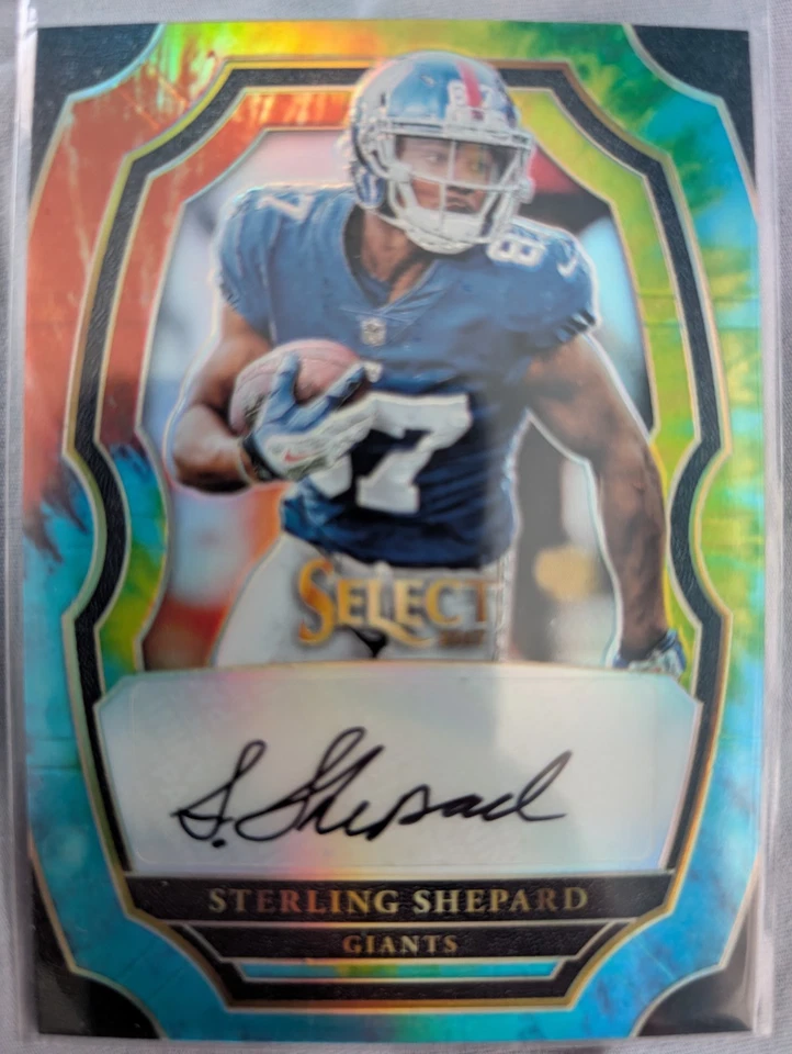 Карта STERLING SHEPARD 2017 Panini Select Auto Tie Dye /15 PWE - Изображение 1 из 1