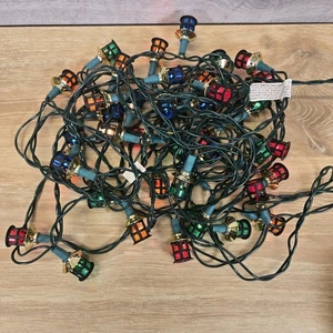 40 Mini Lanterns Vintage Victorian Christmas Lights Working By NOMA Indoor Use - Picture 1 of 24