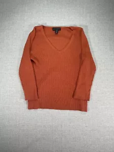 Suéter Spenser Jeremy cuello en V XL naranja manga larga para mujer - Imagen 1 de 4