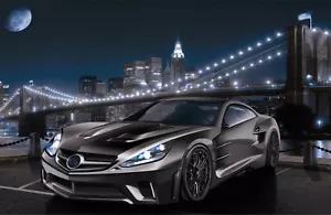 Fotomural AUTO VELLÓN-(414V)-Coches Ciudad de Nueva York Manhattan Puente de Brooklyn Personalizado - Imagen 1 de 5