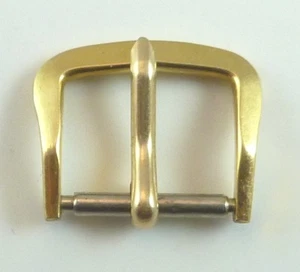 Reloj Pulsera Omega Vintage Tono Dorado Correa Hebilla - 11.9mm Ancho - Piezas/Reparación - Imagen 1 de 4