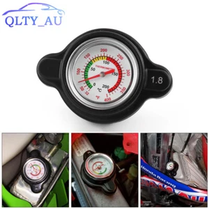 For Honda Kawasaki Yamaha High Pressure Radiator Cap w/Temperature Gauge 1.8Bar - Picture 1 of 10