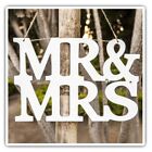 2 x Square Stickers 7.5 cm - Mr & Mrs Wedding Sign Couple  #45807
