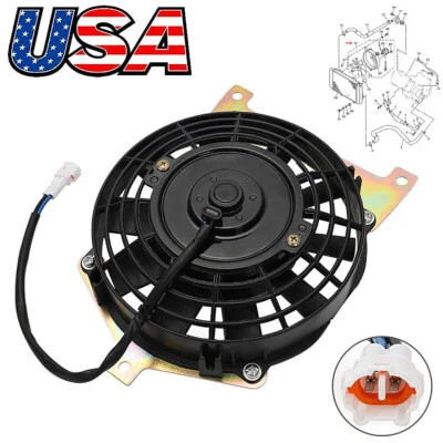 PARA YAMAHA GRIZZLY 660 VENTILADOR RADIADOR 2002-2008 # 5KM-12405-00-00 Foto 1 de 4