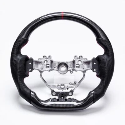 Real carbon fiber Flat Customized Sport Steering Wheel 2013-19 IS 250 350 RX350 - Image 1 of 4