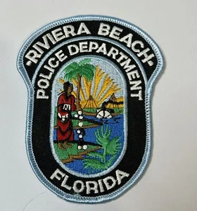 RIVIERA BEACH FL POLIZEI PATCH 4 1/2" KOSTENLOSER VERSAND!!! - Bild 1 von 2
