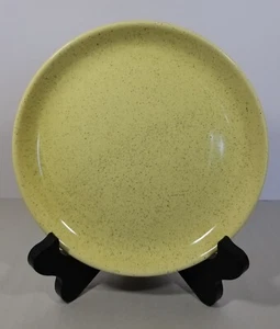 Brusche Contempo by Bauer Pottery Luncheon Plate 8 Inches Yellow Speckled EUC - Picture 1 of 5