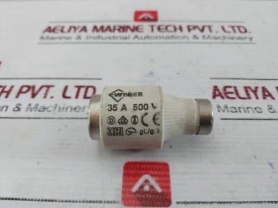 Lot Of 5X WEBER Diazed Fuse Cartridge 35A 500V GL/GG - Image 1 of 4