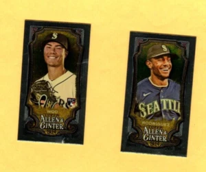 JULIO RODRIGUES & BRYAN WOO 2024 Topps Allen & Ginter mini argento - Foto 1 di 2