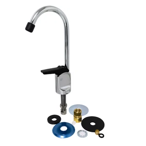 Glass Filler Faucet Chrome w/ Deck Mount Kit – New - Picture 1 of 3