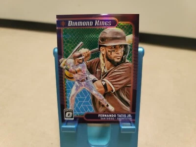 2021 Optic Fernando Tatis Jr DIAMOND KINGS /88 GREEN DRAGON SCALE PRIZM T4709 - Image 1 of 4