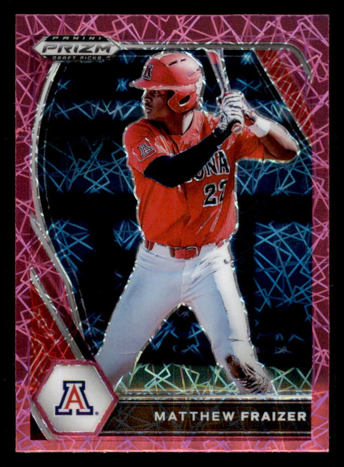 2021 Panini Prizm Draft Picks Prizms Pink Velocity #220 Matthew Fraizer - Image 1 of 2