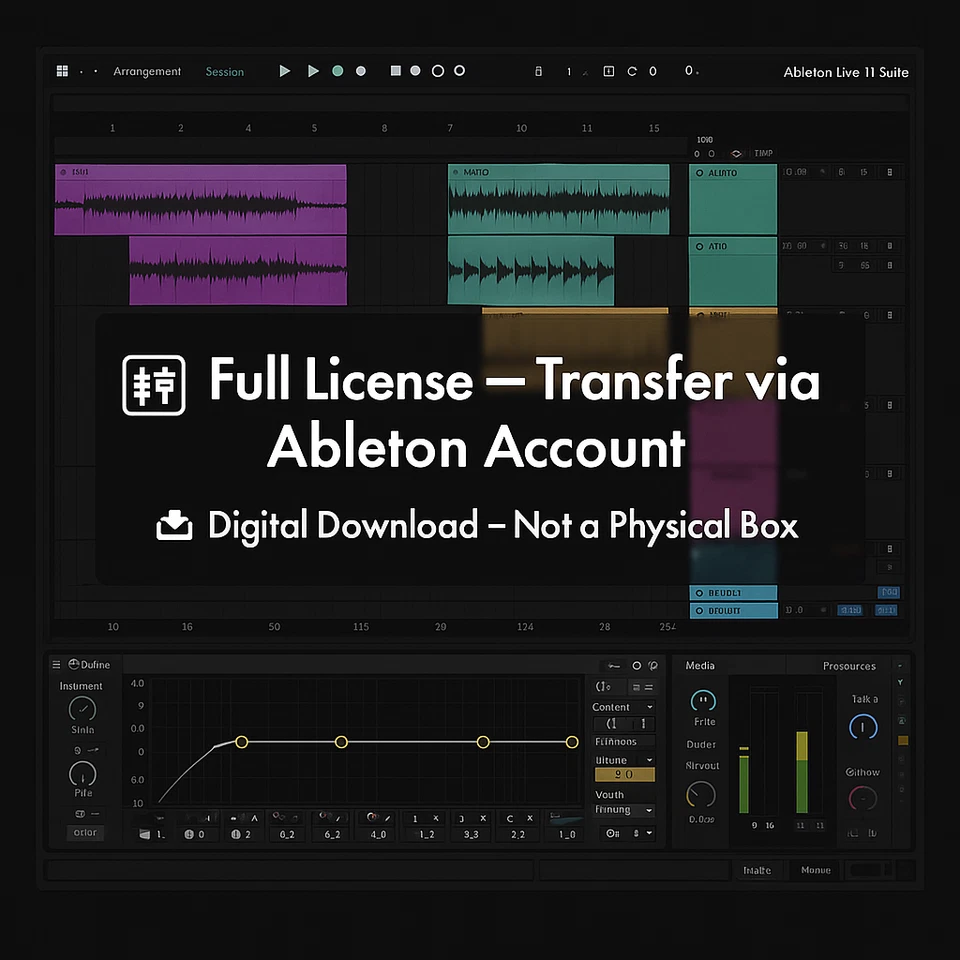 Suite Ableton Live 11 - Transferencia de licencia completa (NO EDU) Foto 1 de 1